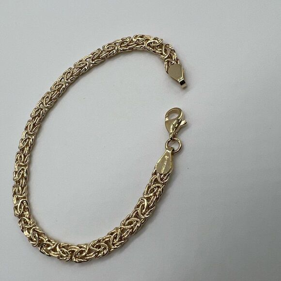 Leslie's 14K Gold Byzantine Bracelet - Picture 7 of 10